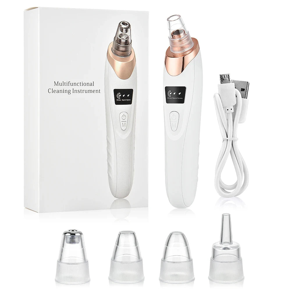 Electric Pore Vacuum Device - Professional Blackhead Remover & Deep Facial Cleanser Tool