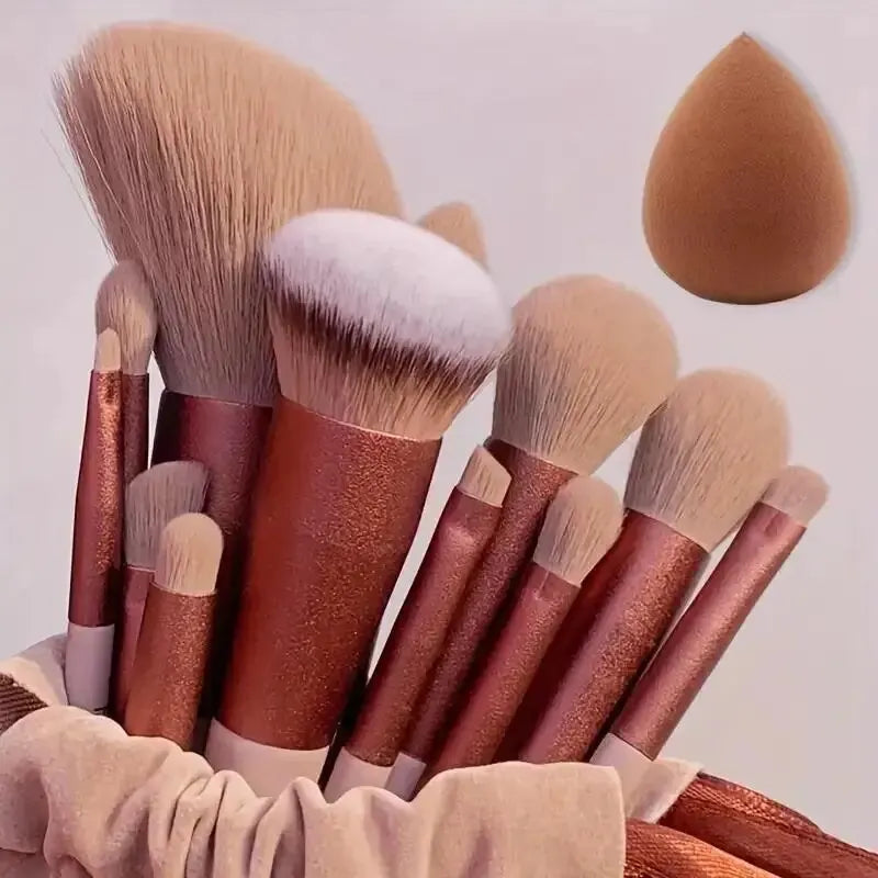 Makeup Brush Set – Soft, Fluffy, Professional Cosmetic Brushes for Foundation, Powder, Eyeshadow, and Blending