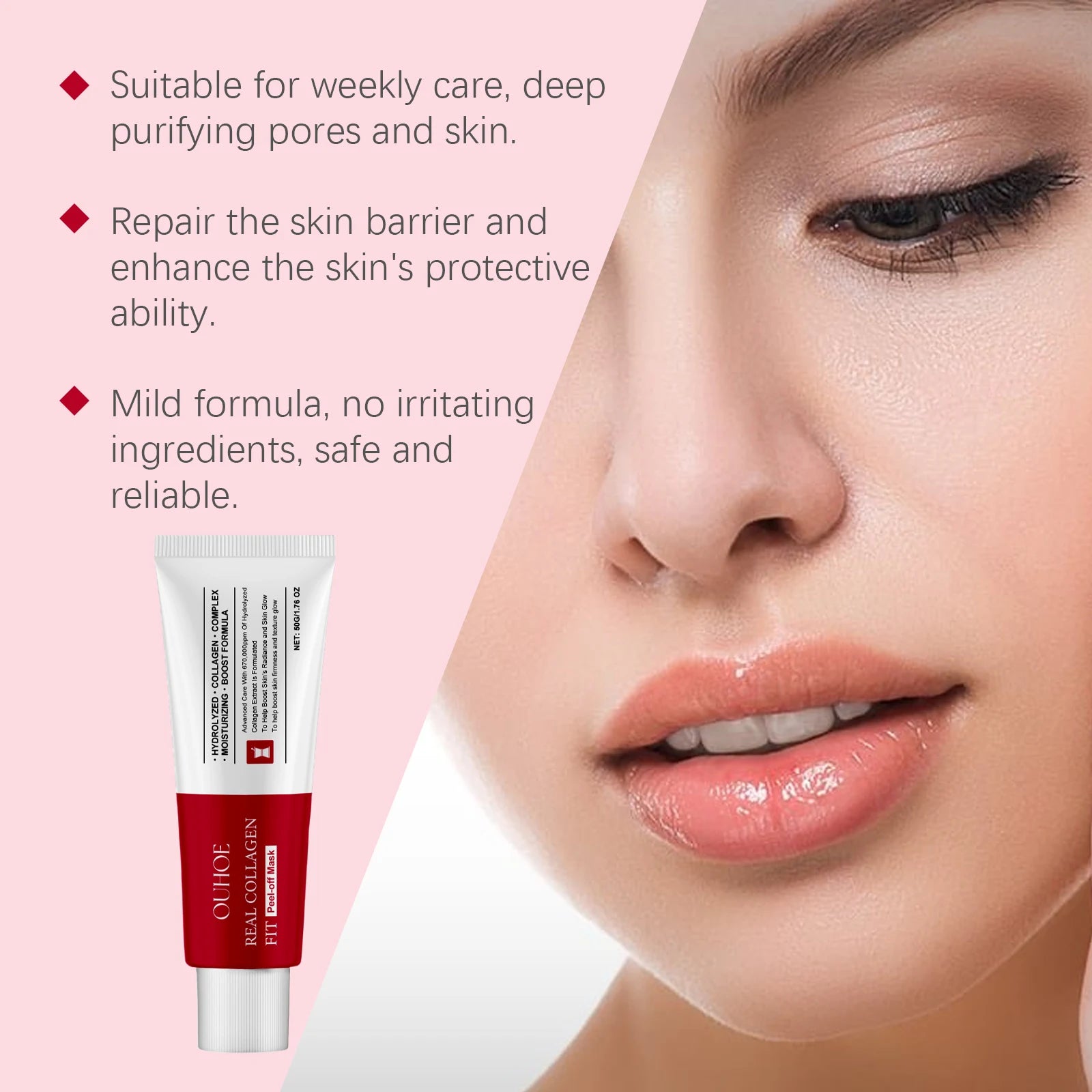 ouhoe Hydro-Lifting Collagen Sleeping Mask (Focuses on hydration and firming action while you sleep)