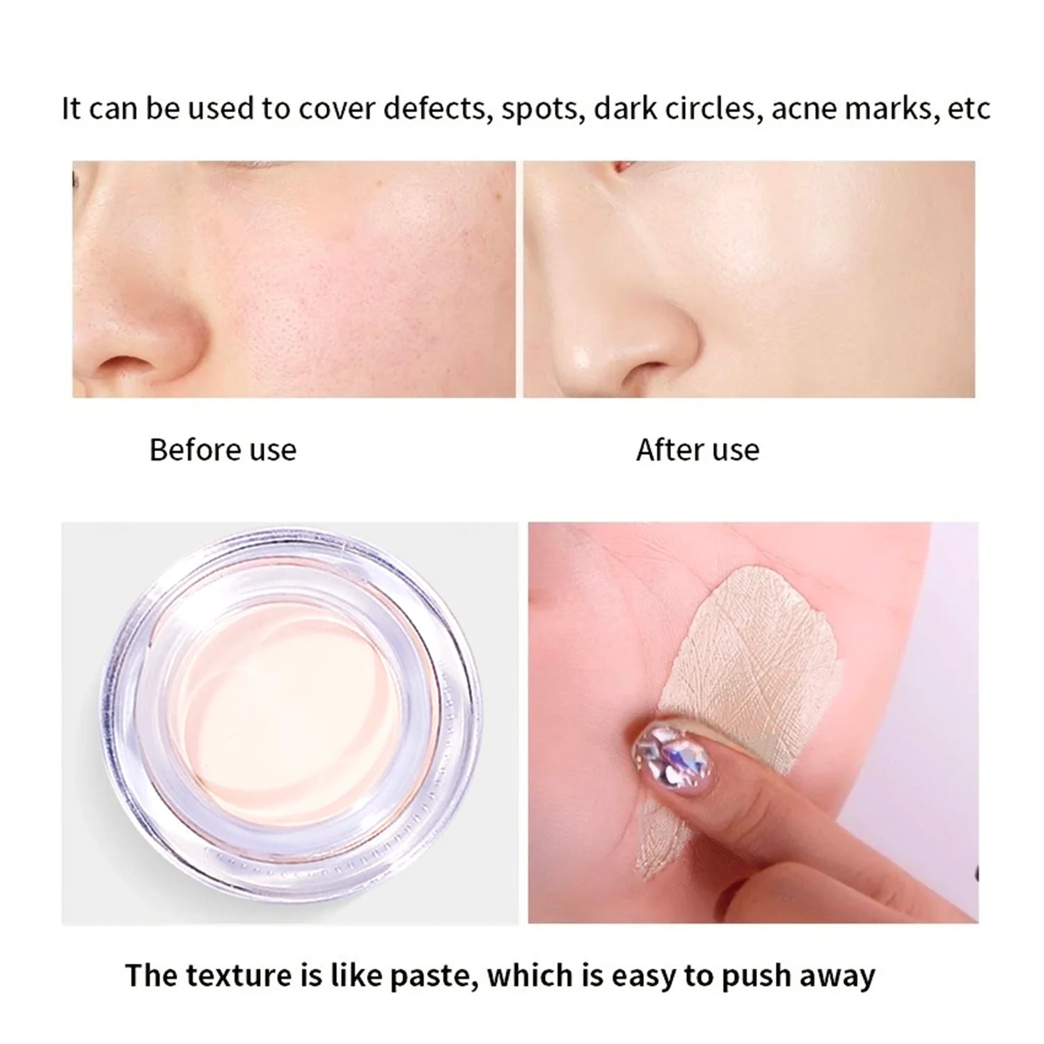 Full Coverage Waterproof Concealer & Foundation