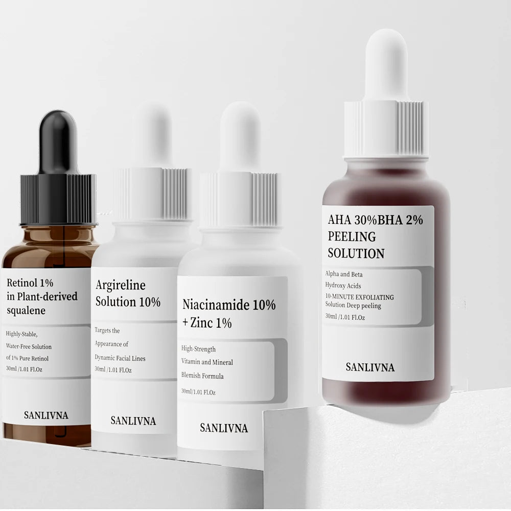 Advanced Exfoliating & Niacinamide Face Serums Set