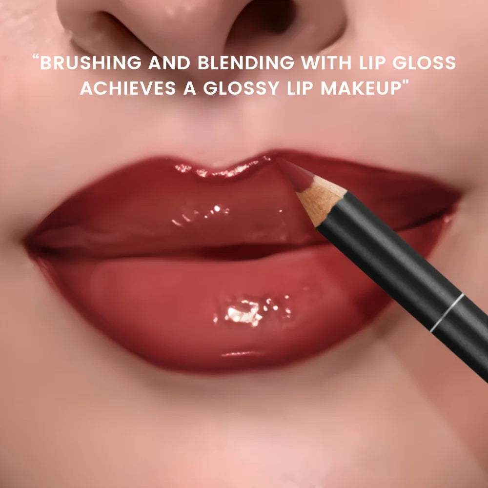 Hydrating Lip Gloss & Liner Set – Long-lasting, 3D Precision, Versatile Finish