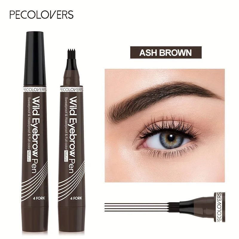 Waterproof 4-Tip Eyebrow Pen