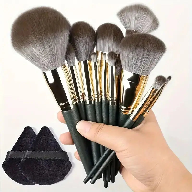 Makeup Brush Set – Soft, Fluffy, Professional Cosmetic Brushes for Foundation, Powder, Eyeshadow, and Blending