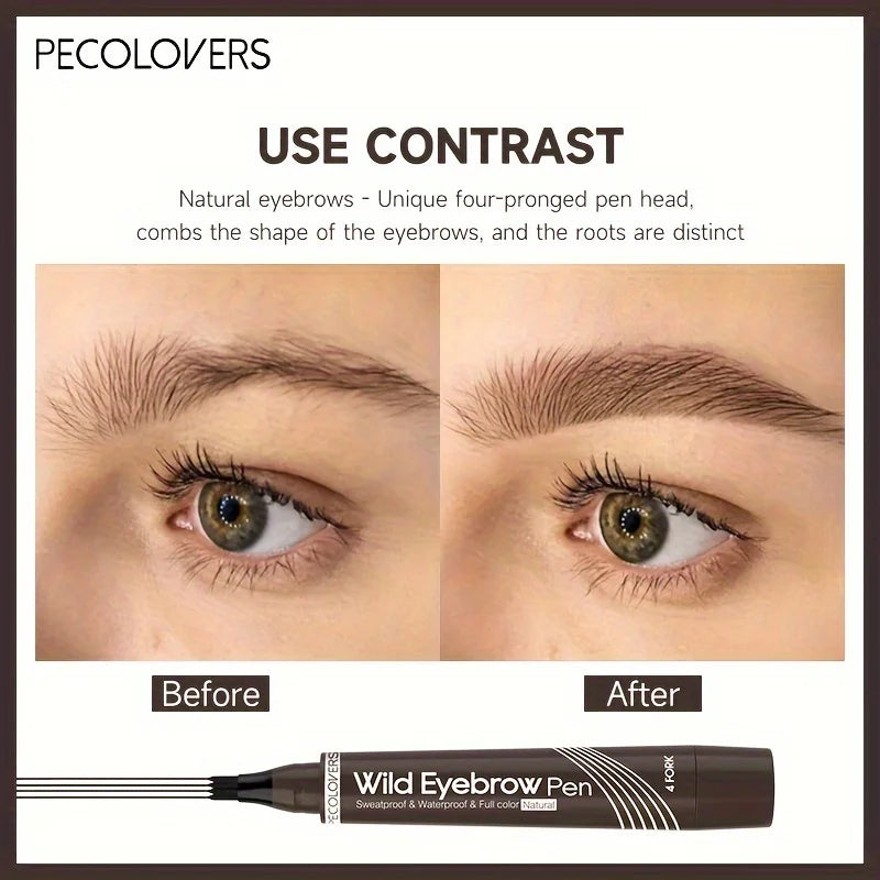 Waterproof 4-Tip Eyebrow Pen