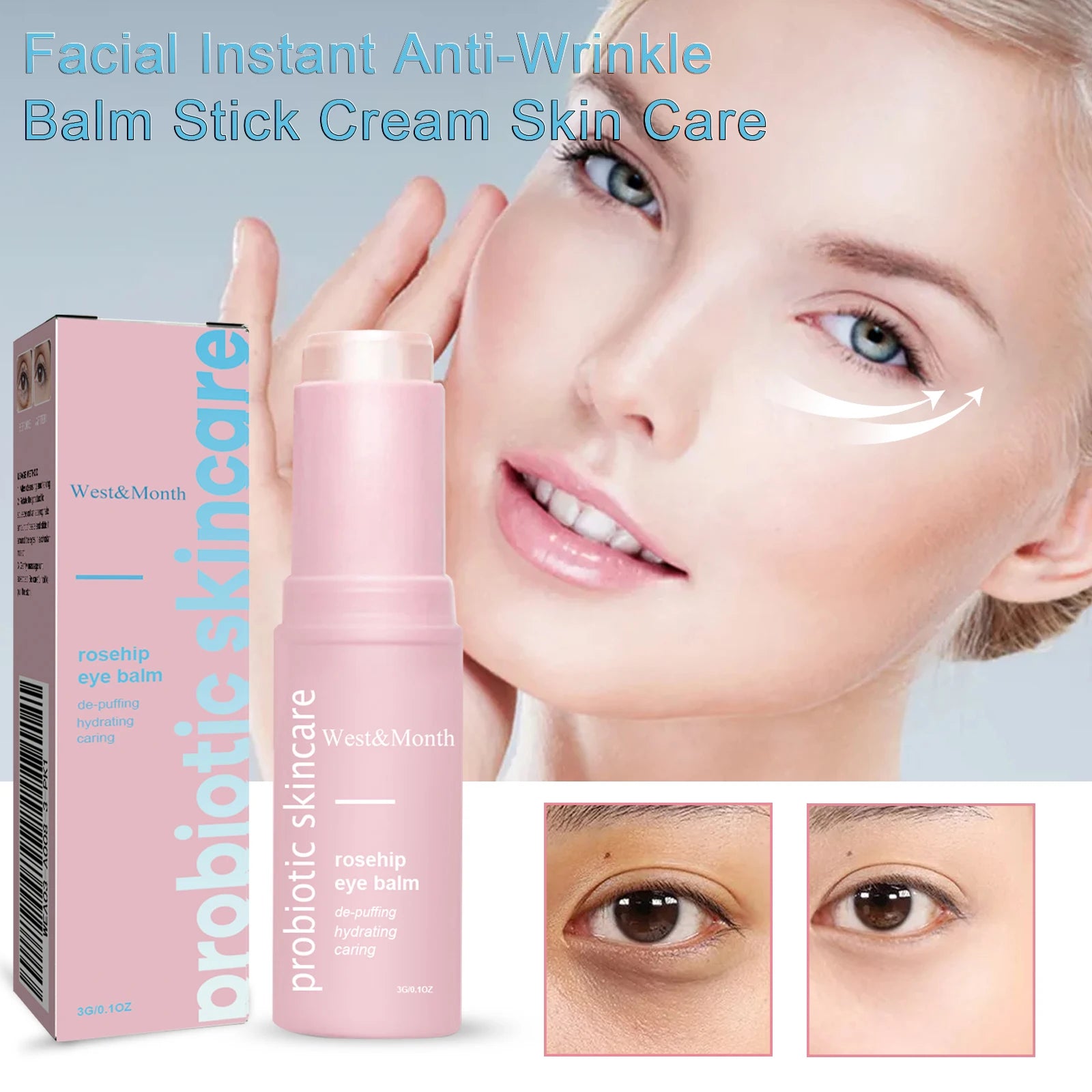 Rosehip Lifting & Hydrating Eye Balm Stick