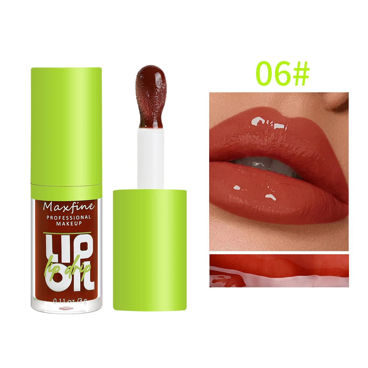 6-Tone Luminous Lip Oil Gloss - Ultra Moisturizing & Natural Lip Enhancer Formula