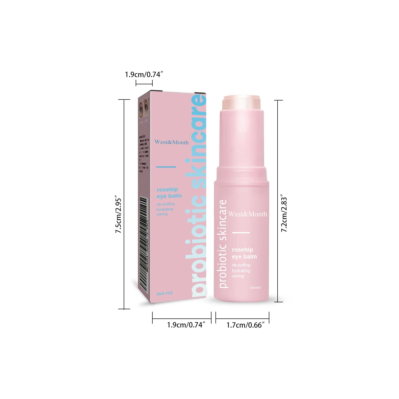 Rosehip Lifting & Hydrating Eye Balm Stick