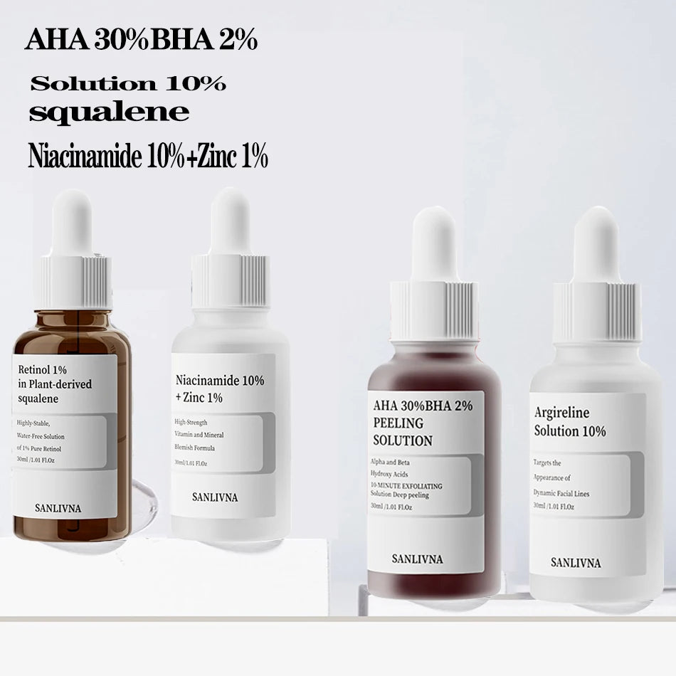Advanced Exfoliating & Niacinamide Face Serums Set