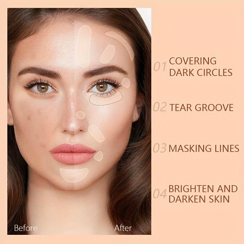 Full Coverage Waterproof Concealer & Foundation