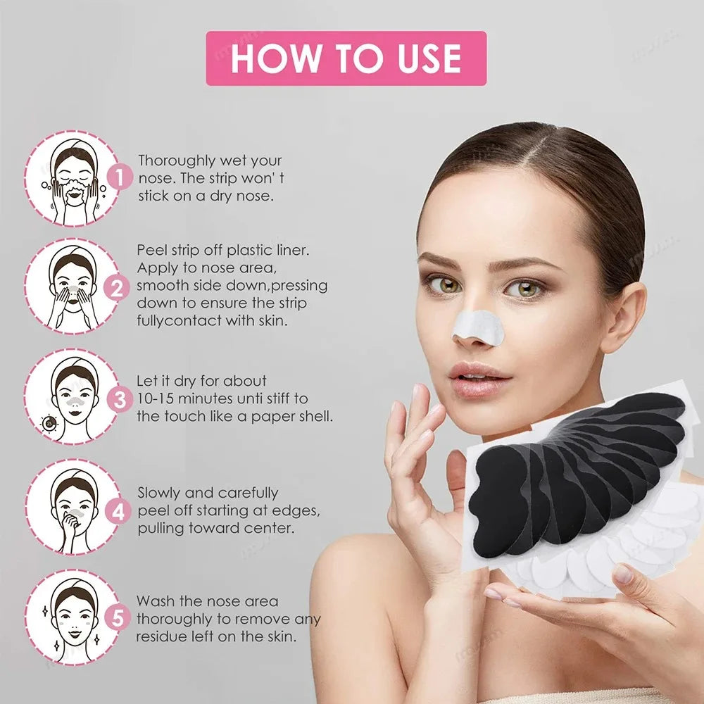 Jaysuing 15pcs Blackhead Nose Strips – Deep Cleansing & Pore Purifying Nose Mask for Acne & Blackheads