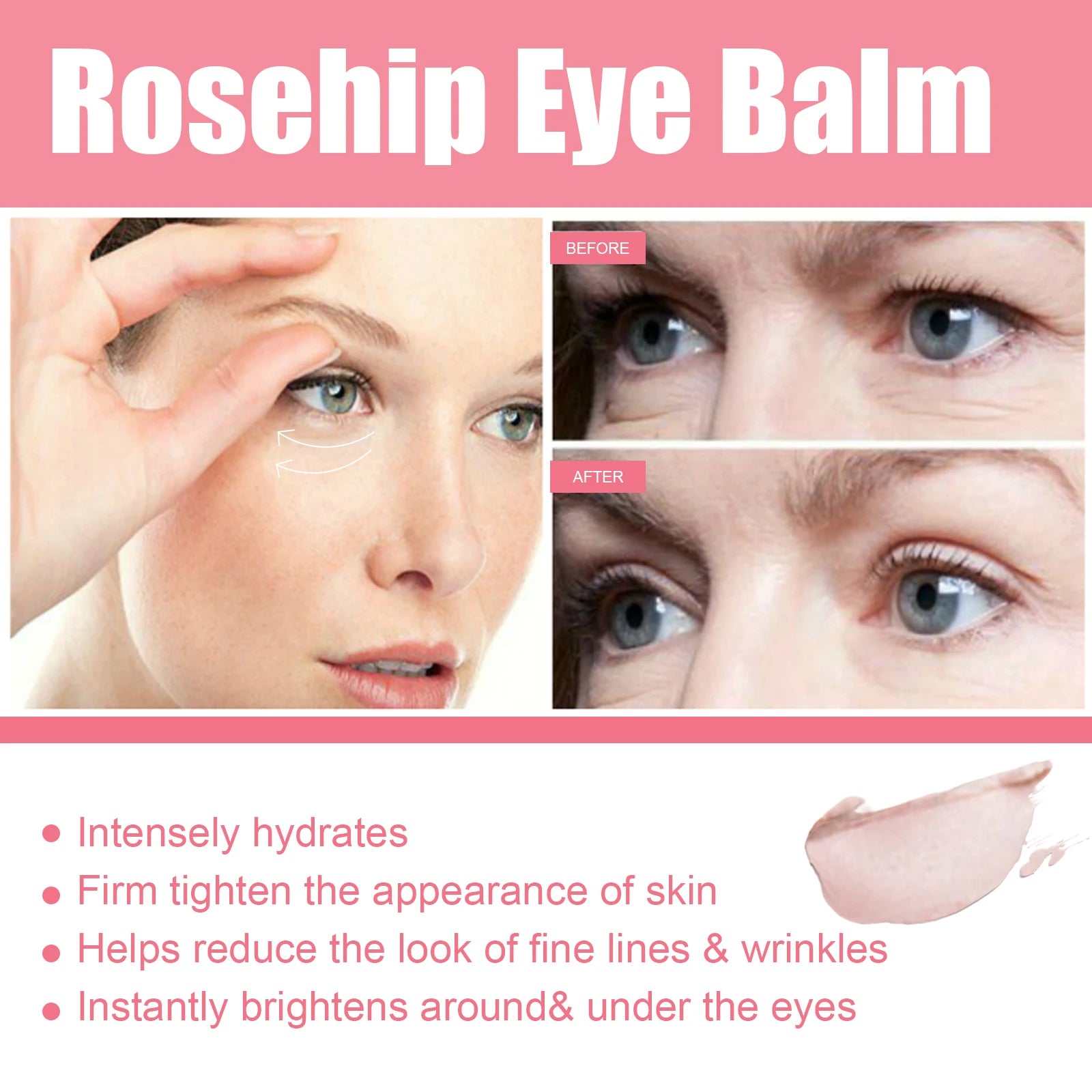 Rosehip Lifting & Hydrating Eye Balm Stick