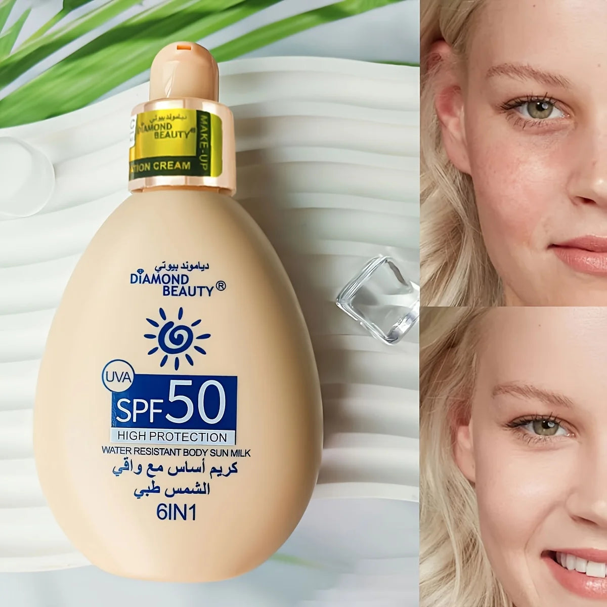 SPF50 Whitening Sunscreen (Face & Body Foundation)