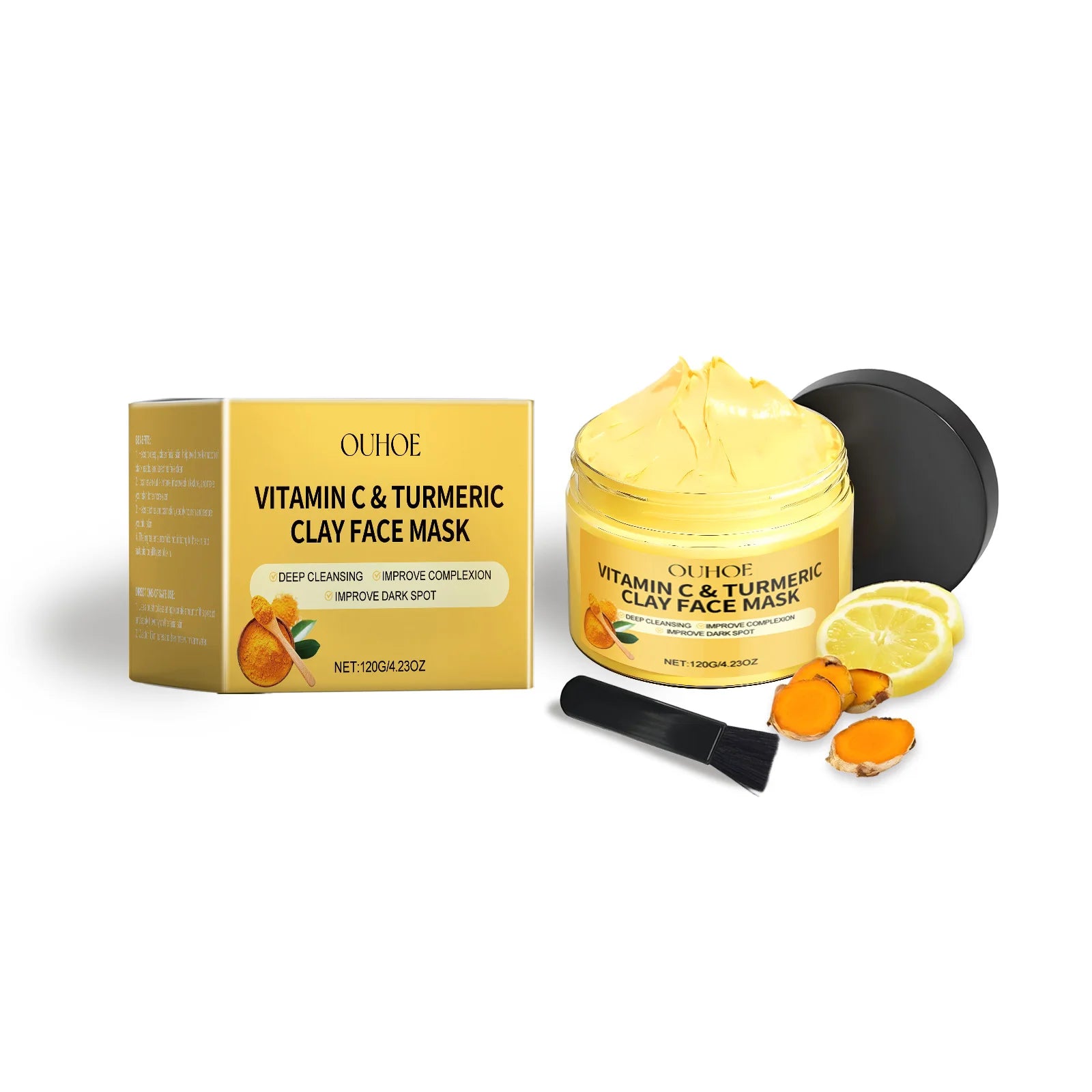 Turmeric & Vitamin C Clay Mask (Dark Spot Corrector)