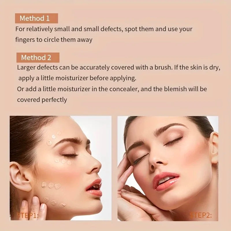 Full Coverage Waterproof Concealer & Foundation