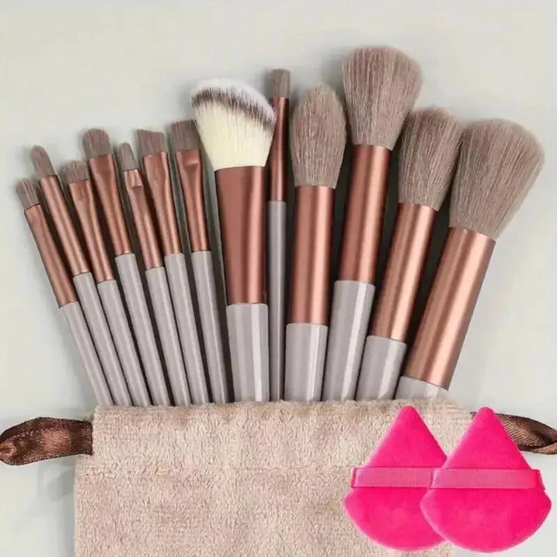 Makeup Brush Set – Soft, Fluffy, Professional Cosmetic Brushes for Foundation, Powder, Eyeshadow, and Blending